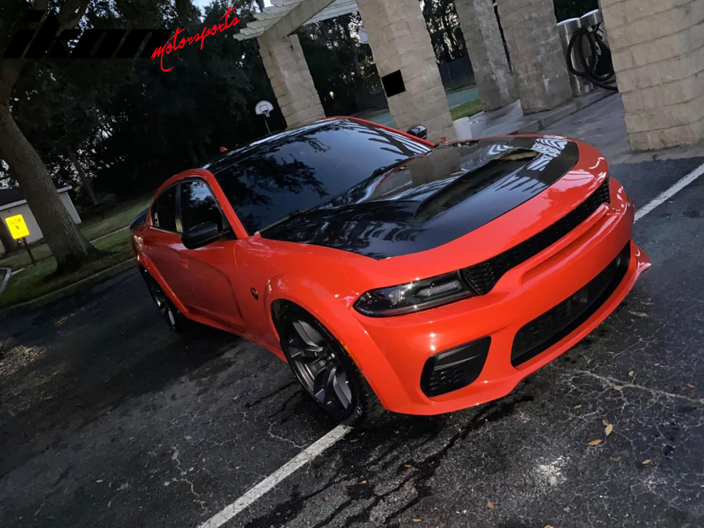 IKON MOTORSPORTS, Front Hood Compatible With 2015-2023 Dodge Charger ...