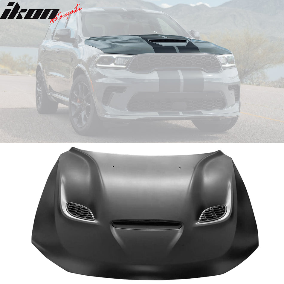 2011-2024 Dodge Durango Hood Cover 21+ Hellcat Style Bonnet Aluminum