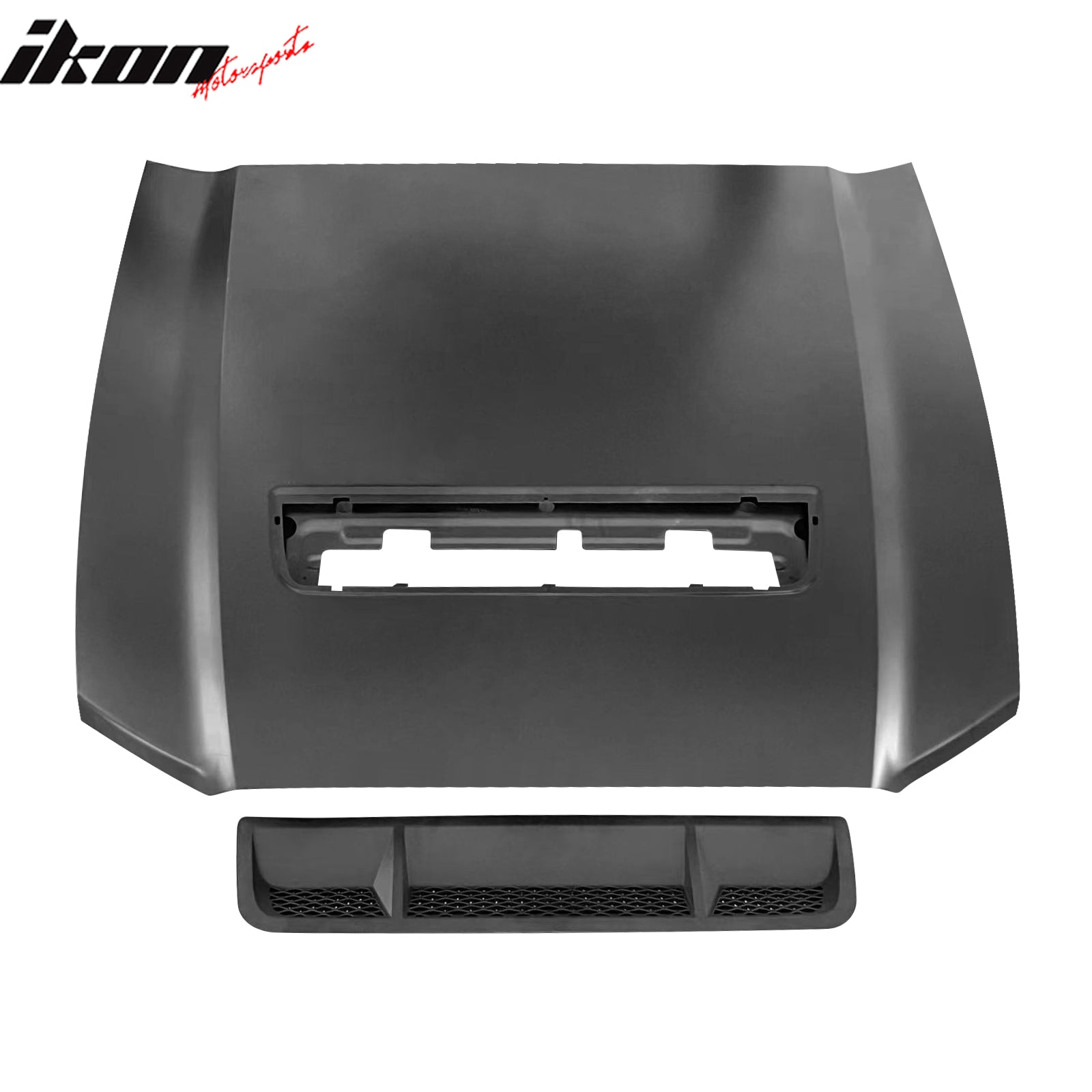 Fits 10-14 Ford Mustang GT500 Style Hood Aluminum Air Flow Intake Scoop Panel