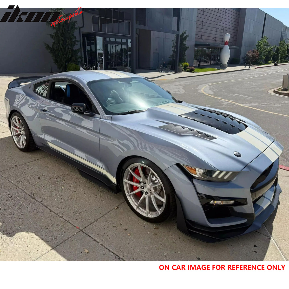 Fits 15-17 Ford Mustang V6/GT/GT350 GT500KR Style Front Engine Hood Aluminum