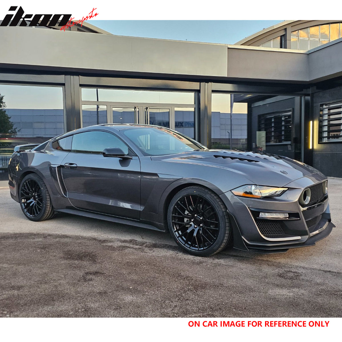 Fits 18-23 Ford Mustang GT500KR Style Front Hood Engine Cover Bonnet Aluminum