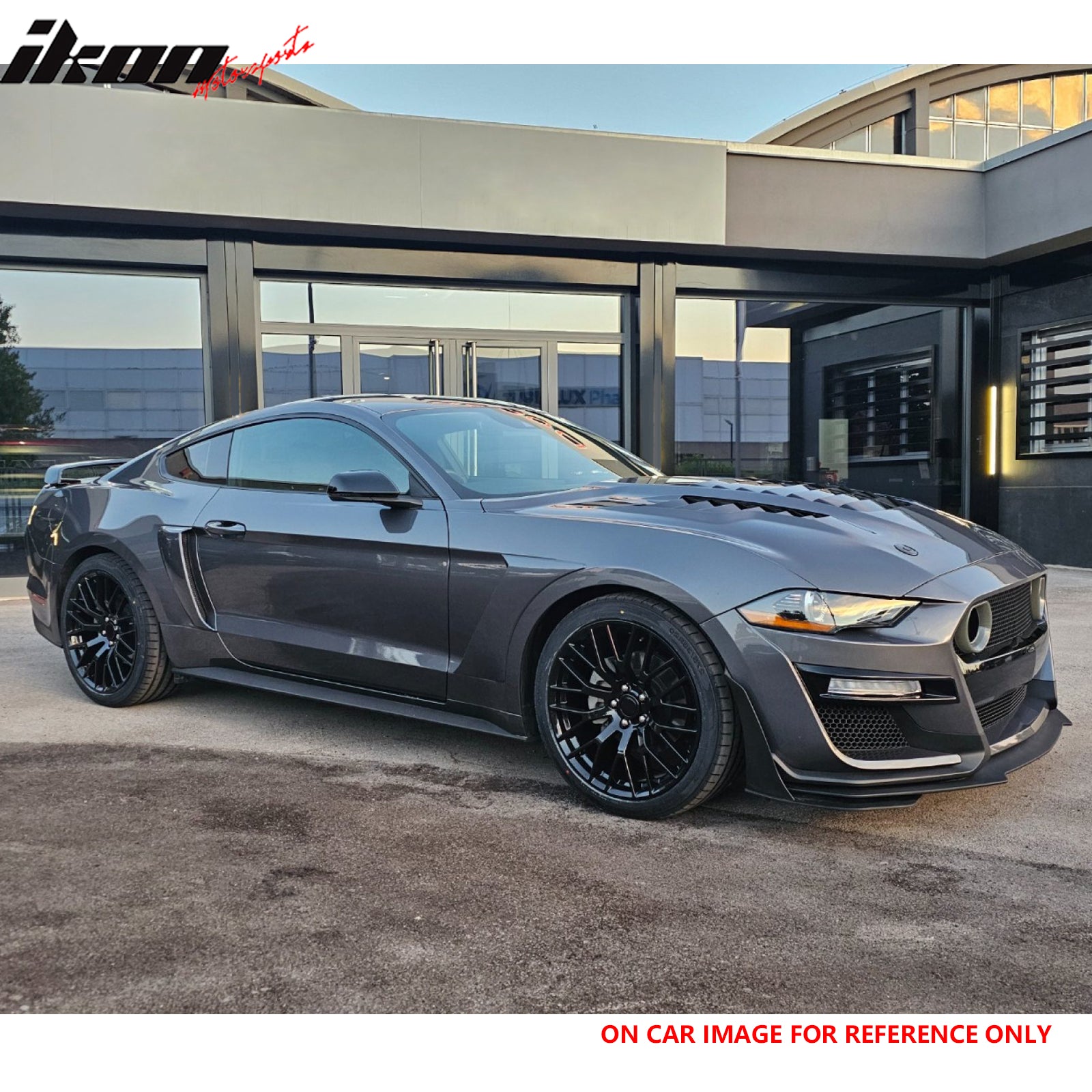 Fits 18-23 Ford Mustang GT500KR Style Front Hood Engine Cover Bonnet Aluminum