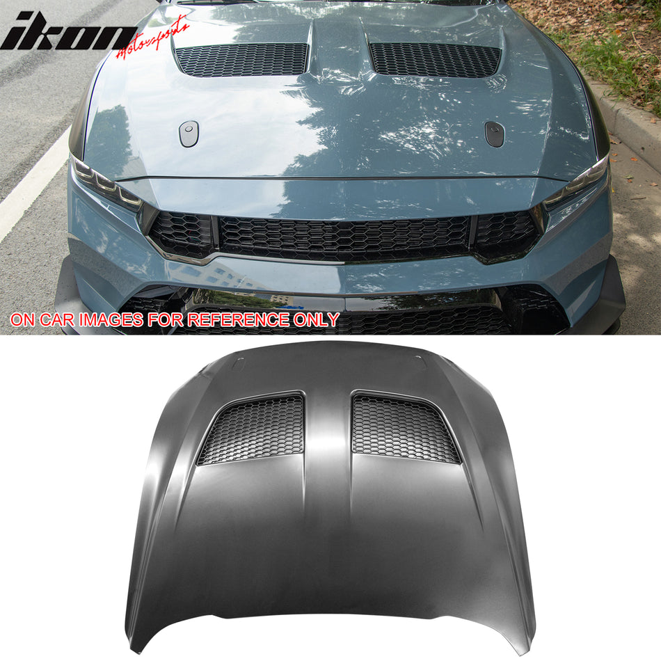 2018-2023 Ford Mustang GTD Style Aluminum Front Hood Cover Bonnet