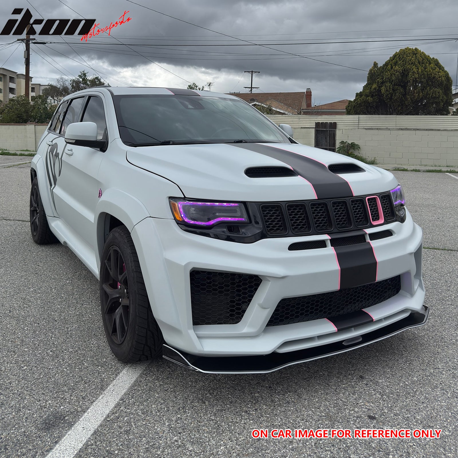 Fits 11-21 Jeep Grand Cherokee SRT Redeye Style Front Hood Bonnet Guard Aluminum