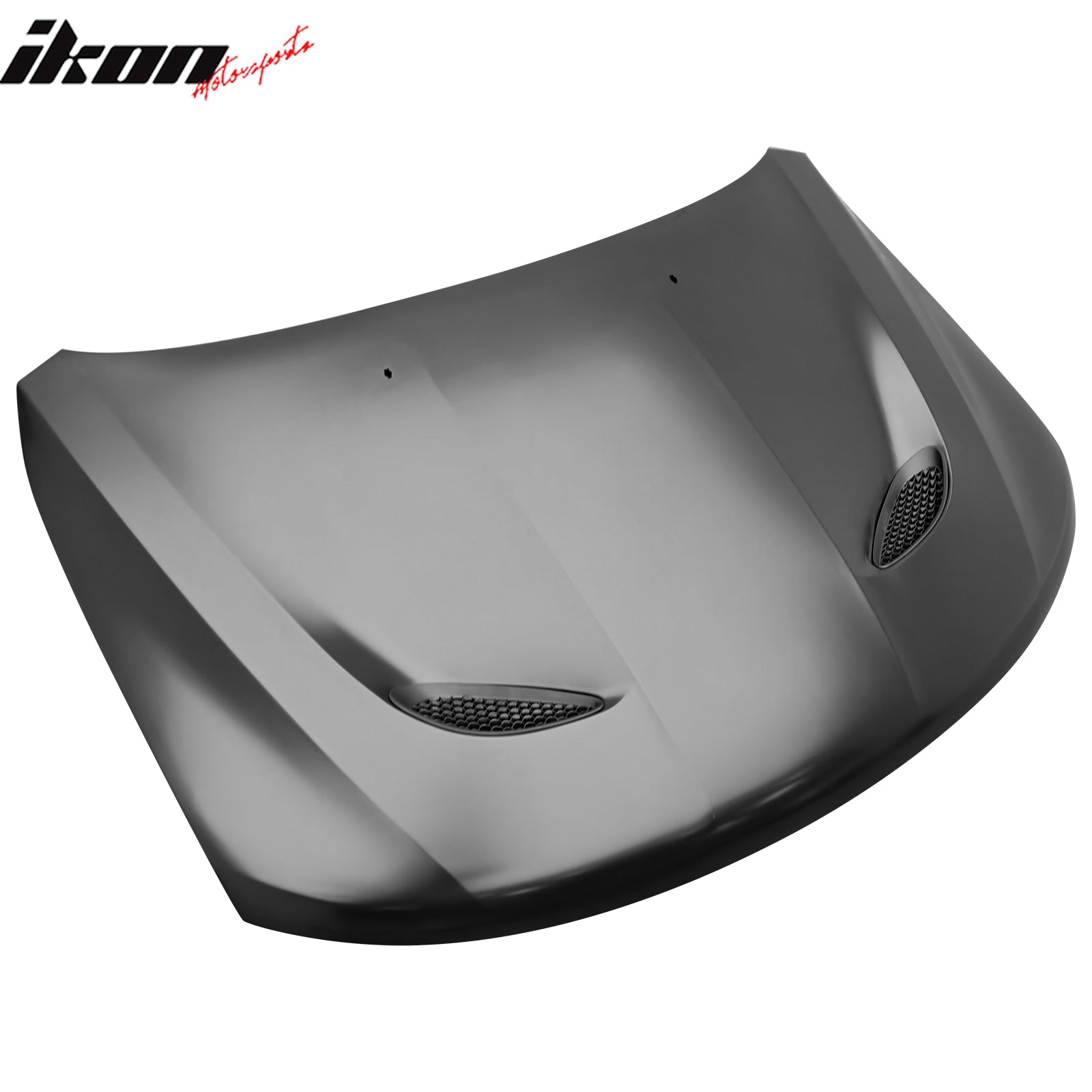 Fits 11-21 Jeep Grand Cherokee Trackhawk Style Front Hood Cover Black Aluminum