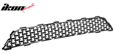 IKON MOTORSPORTS Front Lower Grille, Compatible with 2015-2023 Chrysler 300 All Models, 300S Sport Style Gloss Black PP Replacement Clip on Front Bumper Hood Grill 1PC