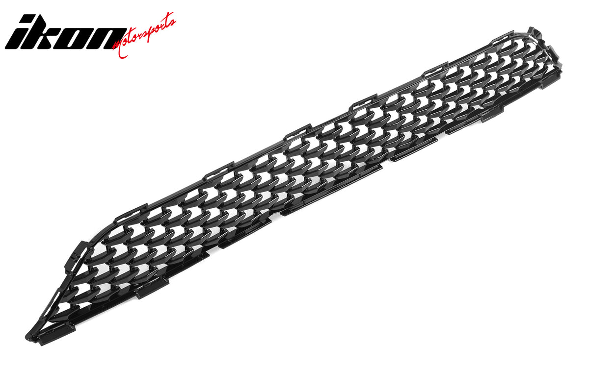 Fits 15-23 Chrysler 300 4DR 300S Sport Front Bumper Lower Grille PP Gloss Black
