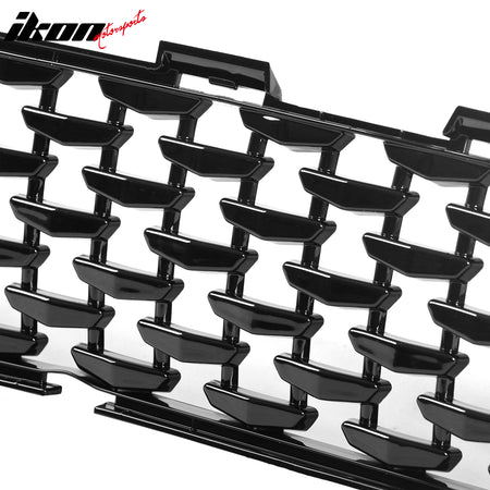 Fits 15-23 Chrysler 300 4DR 300S Sport Front Bumper Lower Grille PP Gloss Black