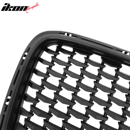 For 15-23 Chrysler 300 300S Sport Matte Black Front Bumper Upper + Lower Grilles