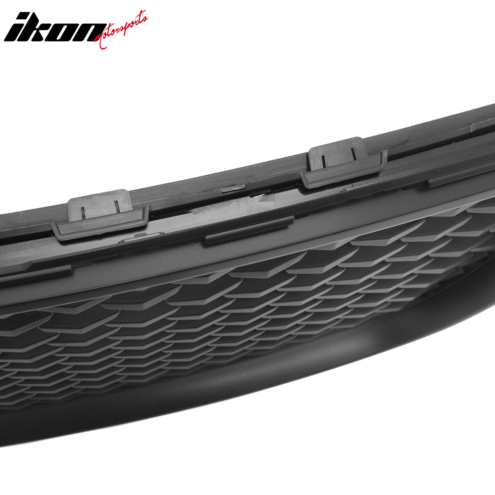 For 15-23 Chrysler 300 300S Sport Matte Black Front Bumper Upper + Lower Grilles