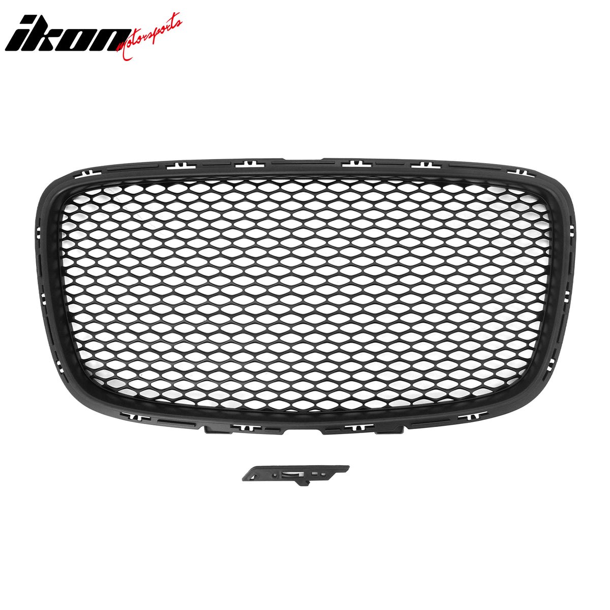 Fits 15-23 Chrysler 300 4DR SRT Style Front Bumper Upper Grille ABS Matte Black
