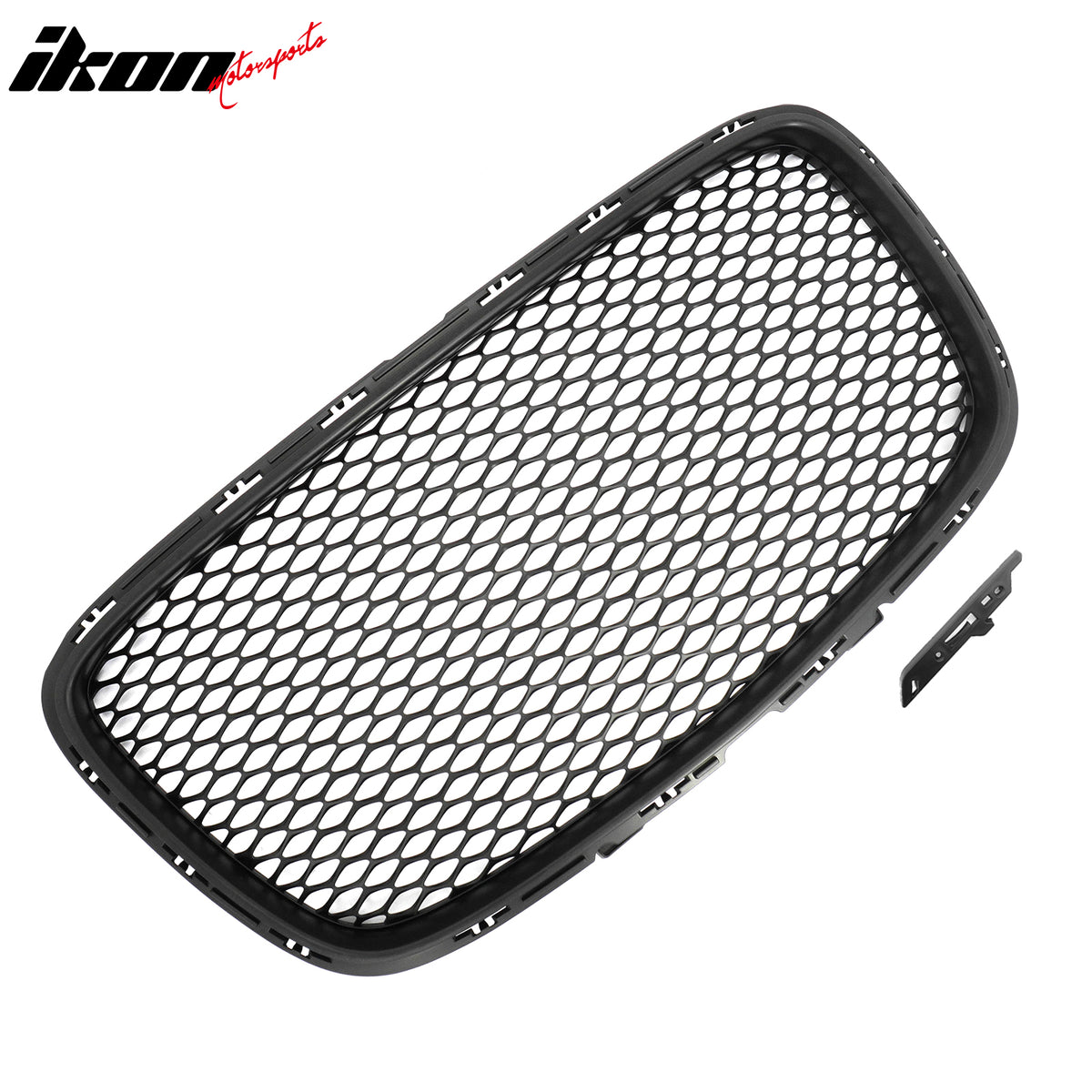 Fits 15-23 Chrysler 300 4DR SRT Style Front Bumper Upper Grille ABS Matte Black