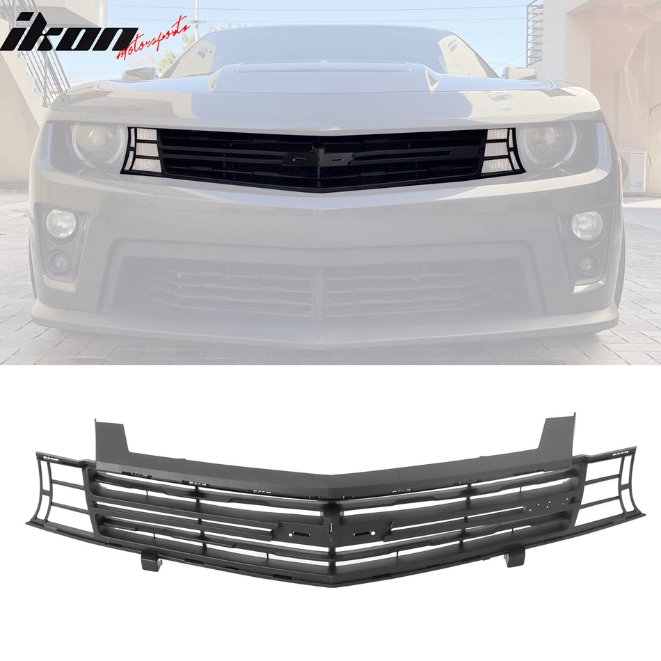 2010-2013 Chevrolet Camaro ZL1 Style Unpainted Front Upper Grille PP