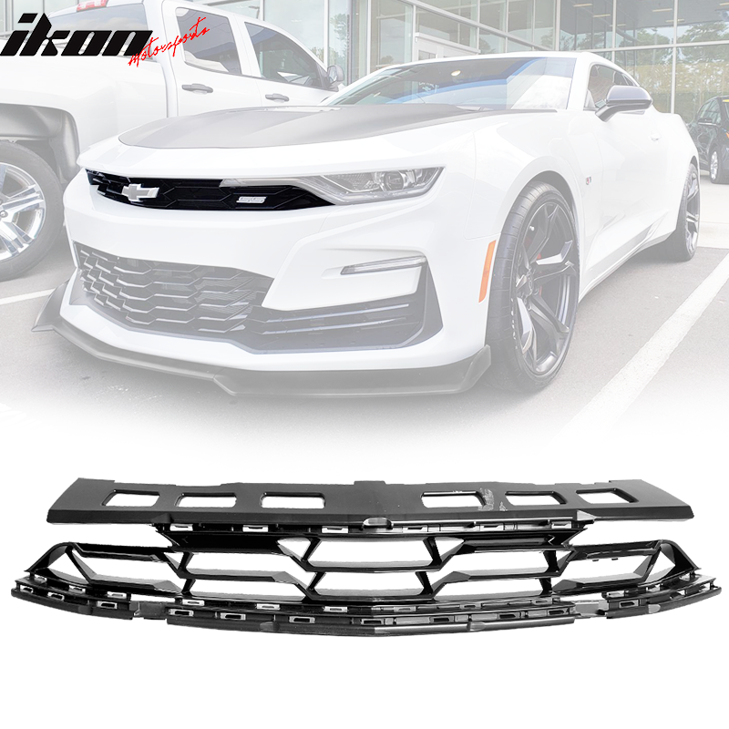 2019-2023 Chevy Camaro SS Style Front Bumper Upper Grille Guard ABS