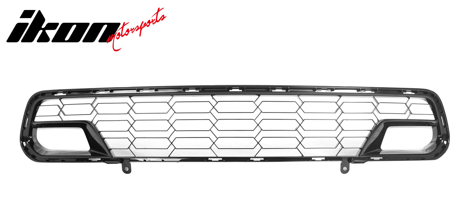 Fits 14-19 Chevy Corvette C7 Z06 Style Front Bumper Mesh Grille ABS Gloss Black