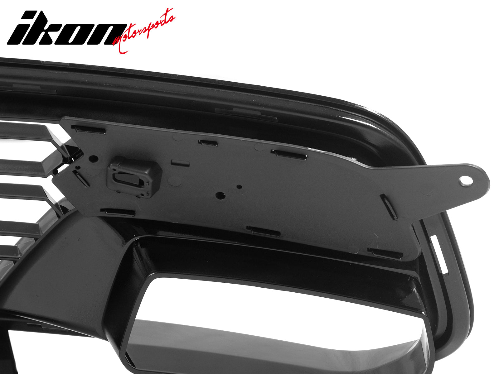 Fits 14-19 Chevy Corvette C7 Z06 Style Front Bumper Mesh Grille ABS Gloss Black