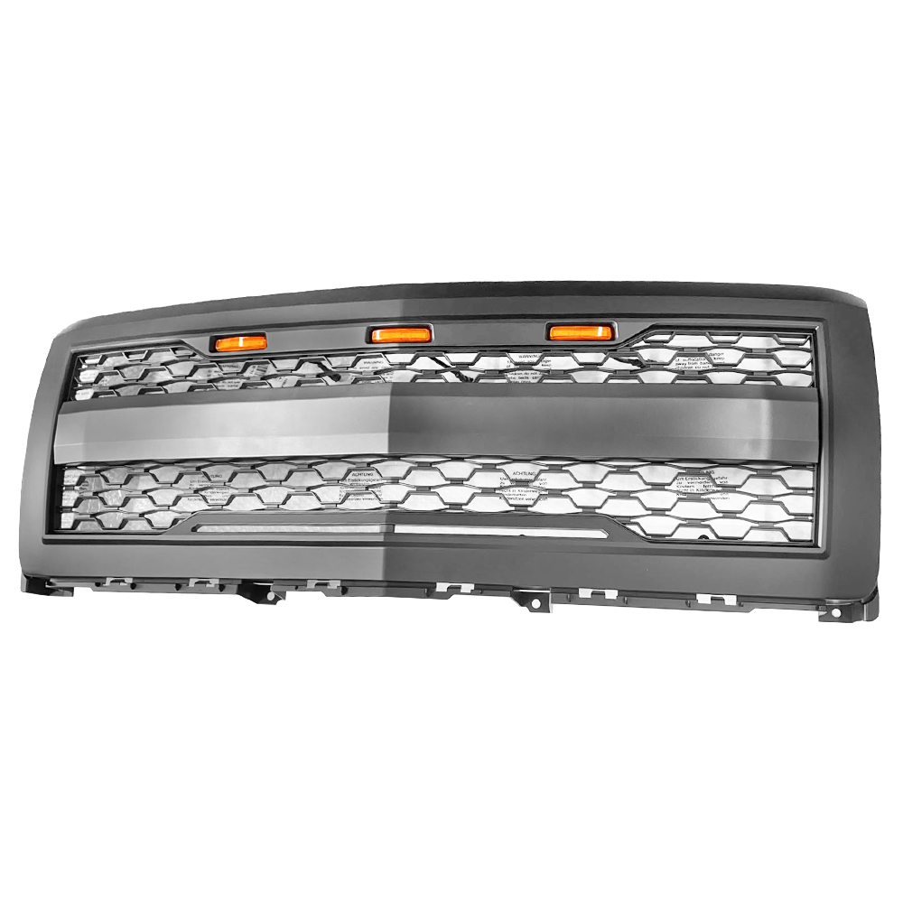 Fits 14-15 Chevy Silverado 1500 Front Bumper Hood Grille