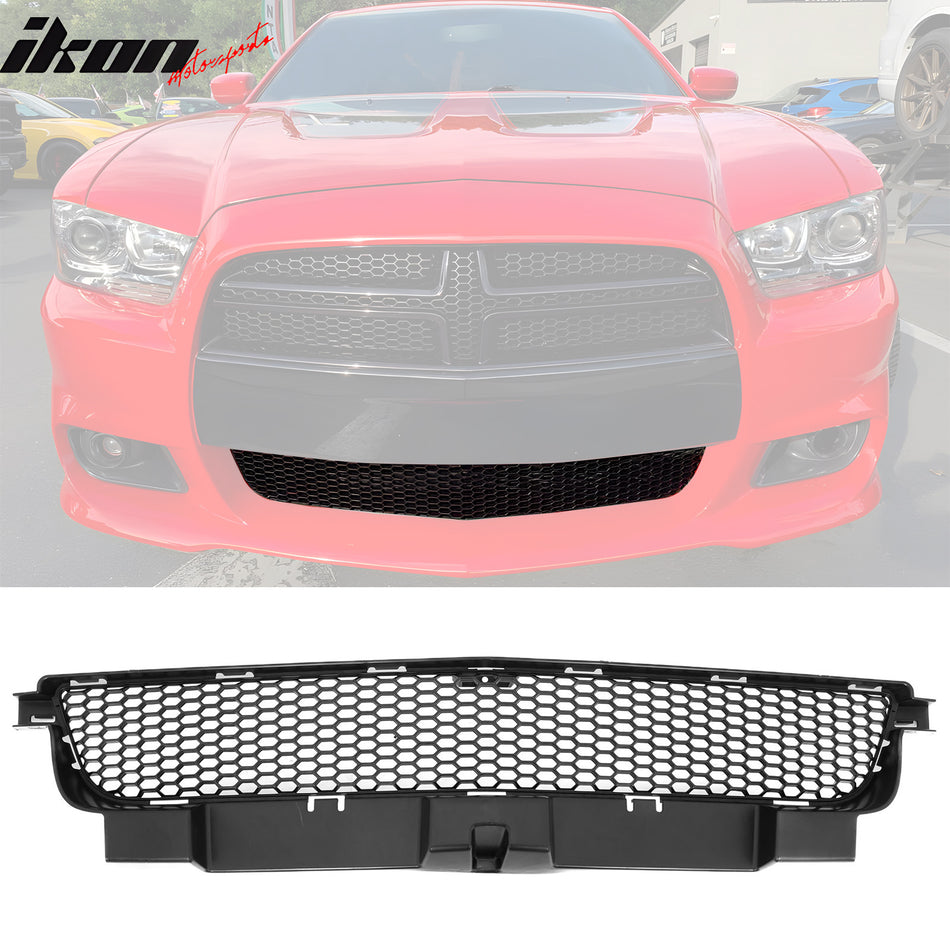 2012-2014 Dodge Charger SRT8 OE Style Front Lower Grille PP W/O ACC
