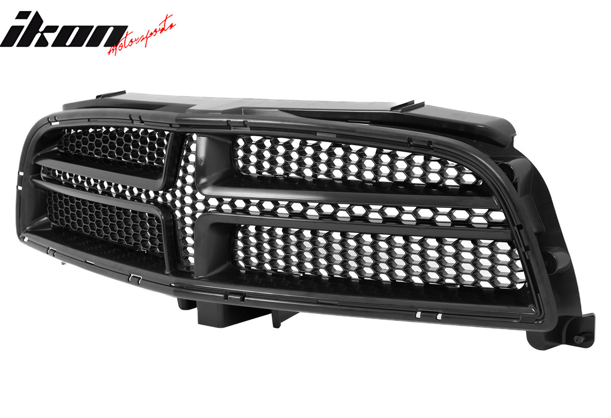 Fits 12-14 Dodge Charger SRT8 OE Factory Style Front Upper Radiator Grille - ABS