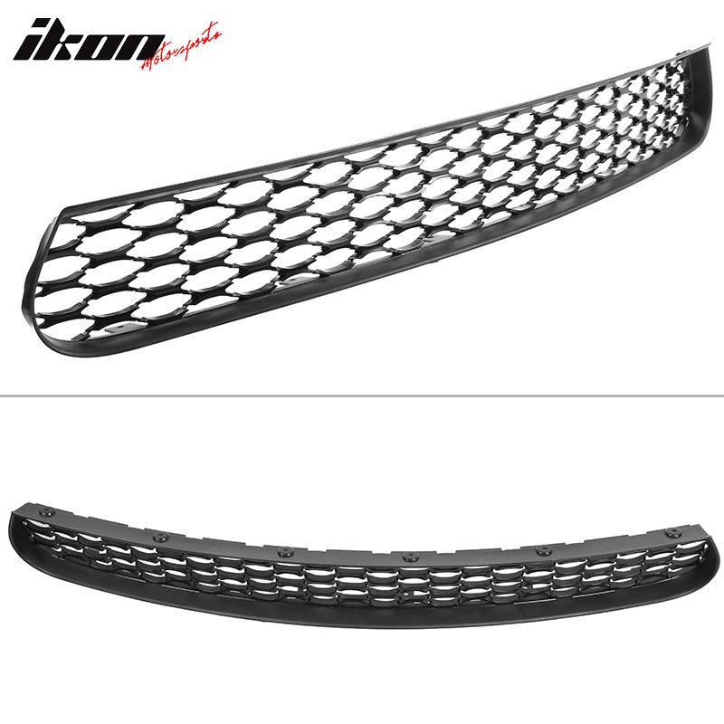 IKON MOTORSPORTS Front Lower Grille, Compatible With 2015-2023 Dodge Charger SRT/Scat Pack, SRT Style PP Bumper Mesh Grill Guard