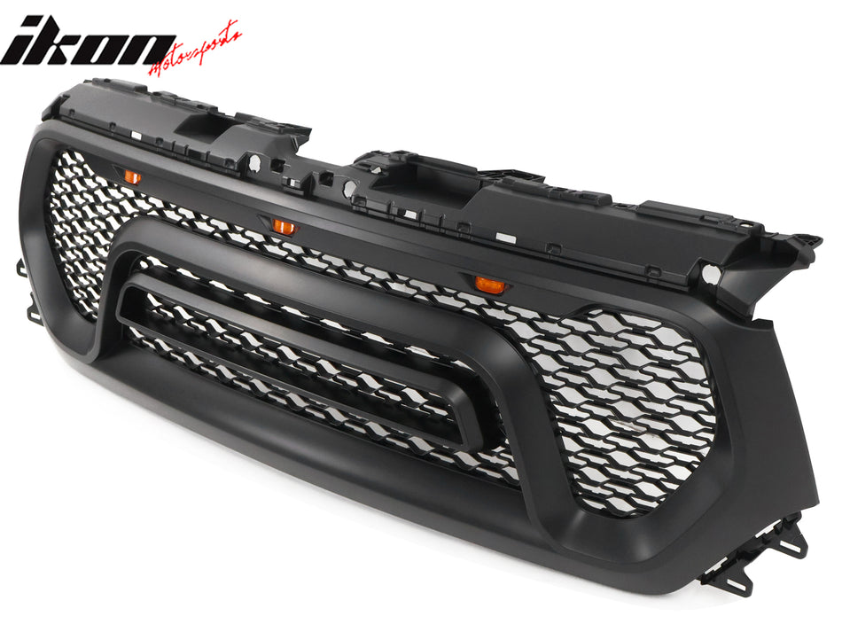 Fits 19-23 Ram 1500 Rebel Style Front Grille with Signal Lights ABS