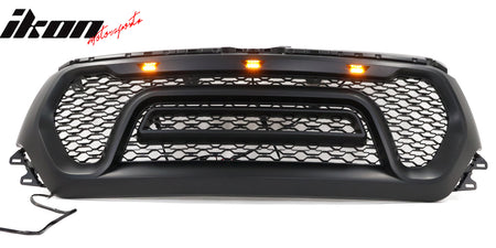 Fits 19-23 Ram 1500 Rebel Style Front Grille with Signal Lights ABS