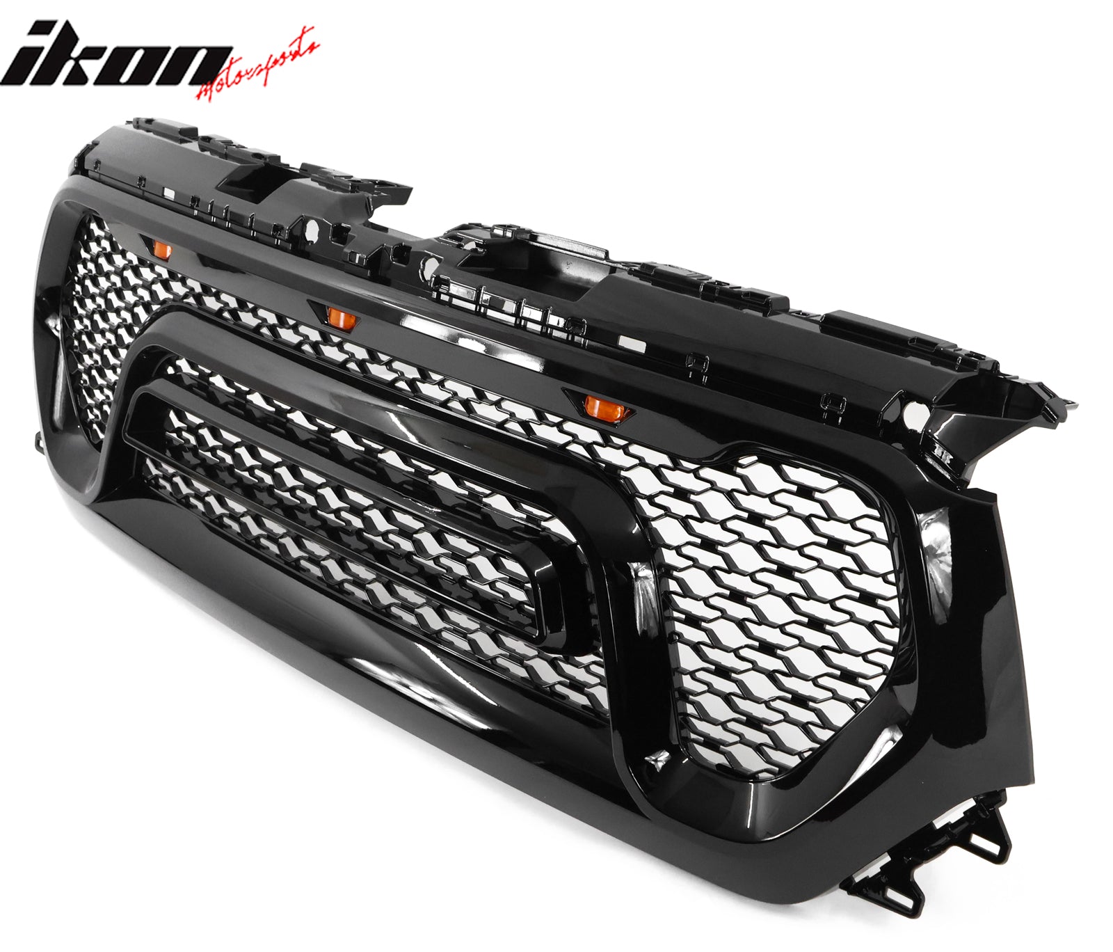 IKON MOTORSPORTS, Grille Compatible With 2010-2018 Dodge Ram 2500 3500,  Mesh Upper Grill Shell with Signal – Ikon Motorsports