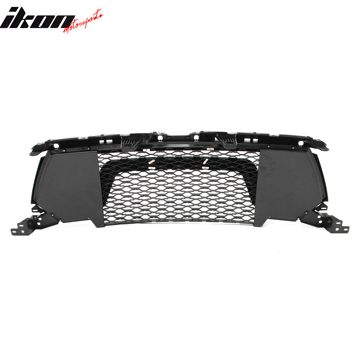 For 19-24 Ram 1500 Rebel OE Style Front Bumper Hood Grille Cover Gloss Black ABS