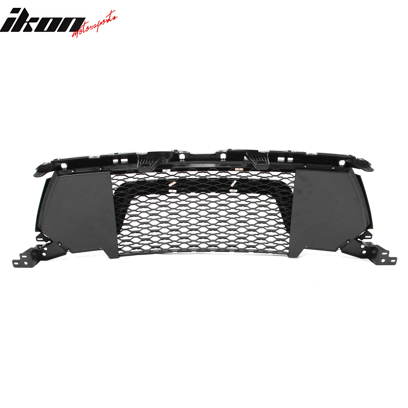 For 19-24 Ram 1500 Rebel OE Style Front Bumper Hood Grille Cover Gloss Black ABS