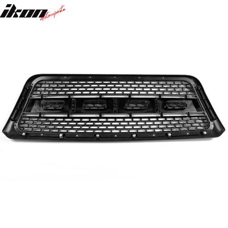 Fits 04-08 Ford F150 R Style Front Bumper Grille Hood Mesh Grill Guard - Black