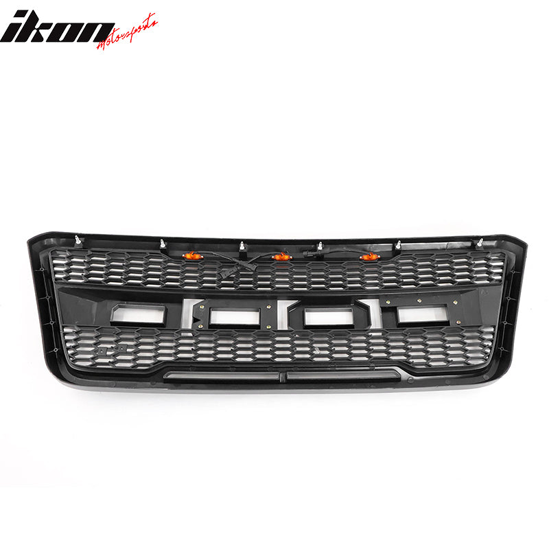 2004-2008 Ford F150 R Style Front Bumper Upper Grille W/ LED Lights
