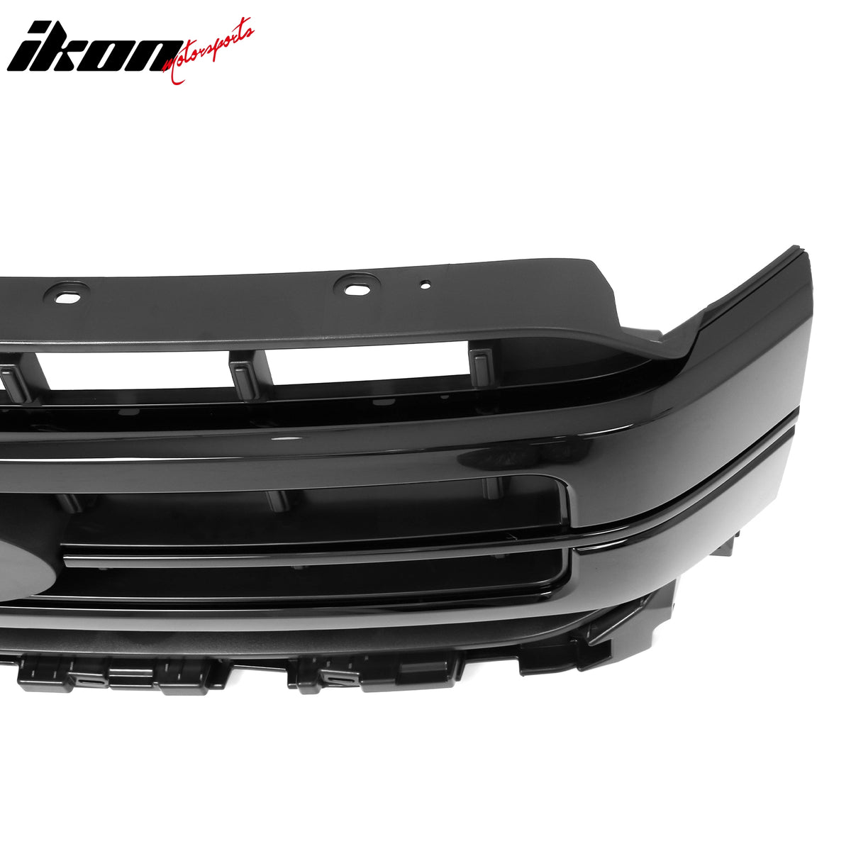 Fits 21-23 Ford F-150 King Ranch Lariat Platinum Upper Mesh Grille Gloss Black