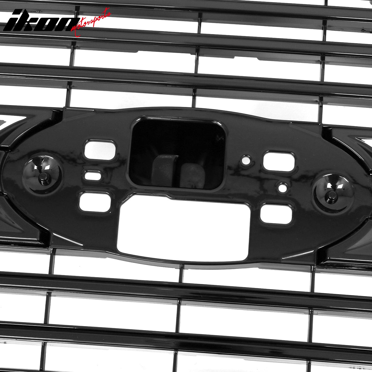 Fits 24-26 Ford F-150 King Ranch Lariat Platinum Front Mesh Grille Gloss Black