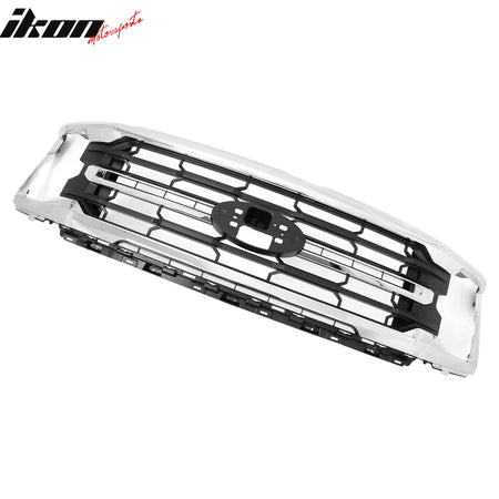 Fits 24-26 Ford F-150 XL STX XLT Tremor XLT Style Front Mesh Grille Cover Chrome