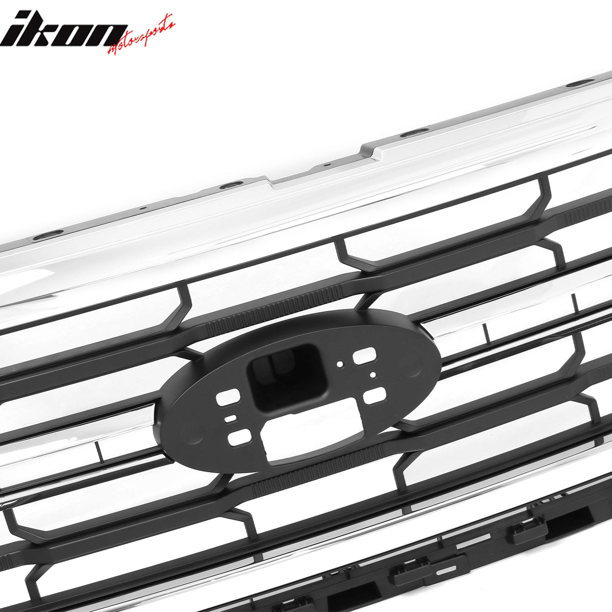 Fits 24-26 Ford F-150 XL STX XLT Tremor XLT Style Front Mesh Grille Cover Chrome