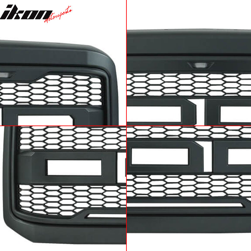 Fits 05-07 Ford F250 F350 New R Style Front Bumper Grille Hood Package ABS