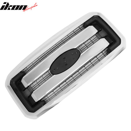 For 11-16 Ford F-250 F-350 F-450 F-550 Super Duty Lariat Grille Cover Chrome LED