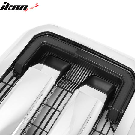 For 11-16 Ford F-250 F-350 F-450 F-550 Super Duty Lariat Grille Cover Chrome LED