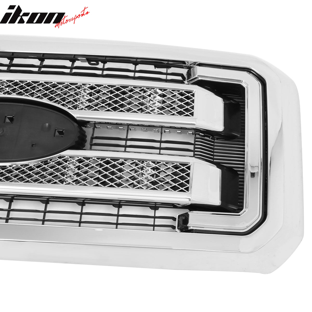 Fits 11-16 Ford F-250 F-350 F-450 F-550 Super Duty Platinum Grille Cover Chrome