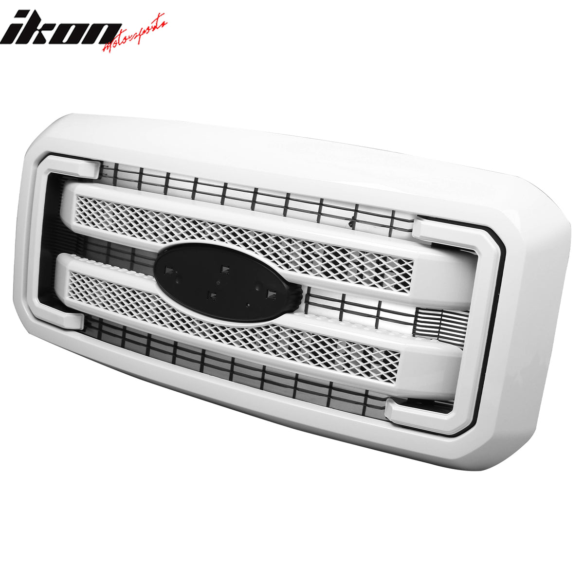 Fits 11-16 Ford F-250 F-350 F-450 F-550 Super Duty Platinum Grille Oxford White