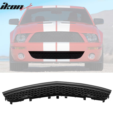 For 07-09 Mustang Shelby GT500 OE Style Front Bumper Upper Lower Mesh Grille ABS