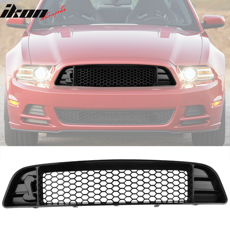 2013-2014 Ford Mustang Shelby GT500 Style Unpainted Front Grille ABS