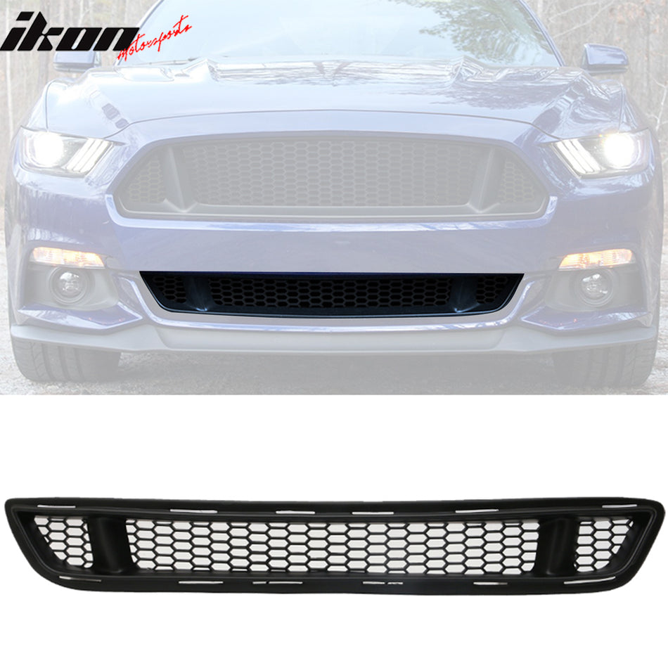 2015-2017 Ford Mustang Unpainted Front Lower Mesh Grille Grill PP