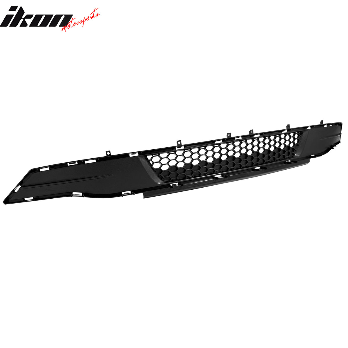 Fits 18-23 Ford Mustang IKON Style Front Bumper Lower Grille ABS Unpainted Black