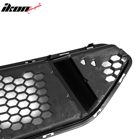 Fits 2018-2023 Ford Mustang IKON Style Front Bumper Upper Grille Unpainted ABS
