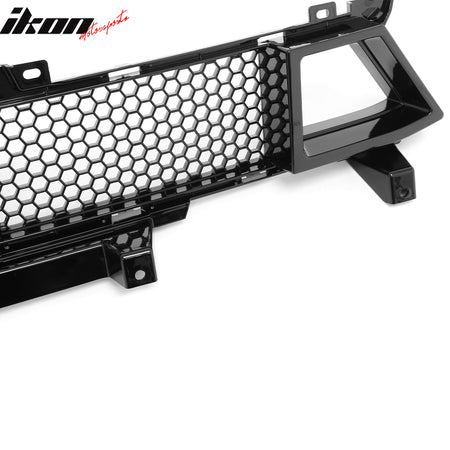 Fits 24-26 Ford Mustang GT Grille & Fog Light Cover Shelby Super Snake Style Kit