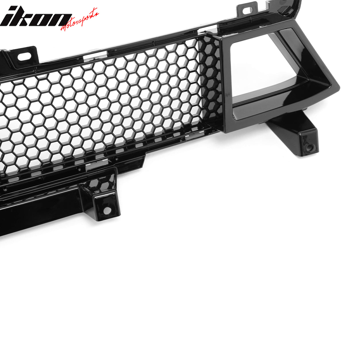 Fits 24-26 Ford Mustang GT Grille Shelby Super Snake Style Gloss Black ABS Grill