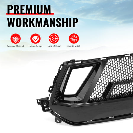 Fits 24-26 Ford Mustang EcoBoost/GT Grille Shelby Super Snake Style Gloss Black