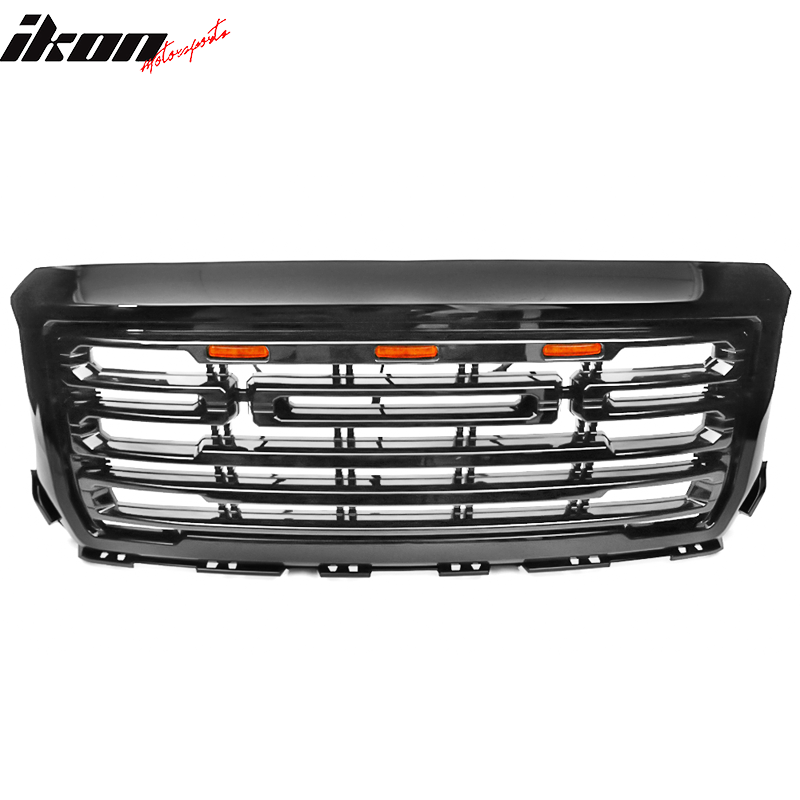 IKON MOTORSPORTS, Front Grille Compatible With 2014-2015 GMC