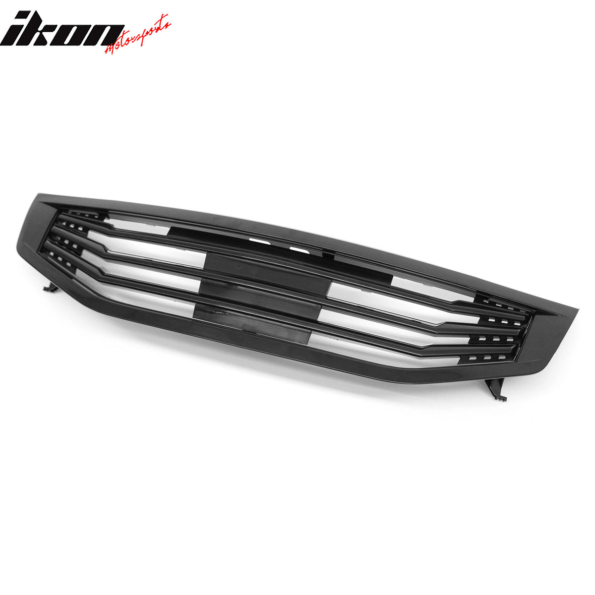 Fits 11-12 Honda Accord 4DR Front Bumper Hood Grille Mugen Style Upper Grill Kit
